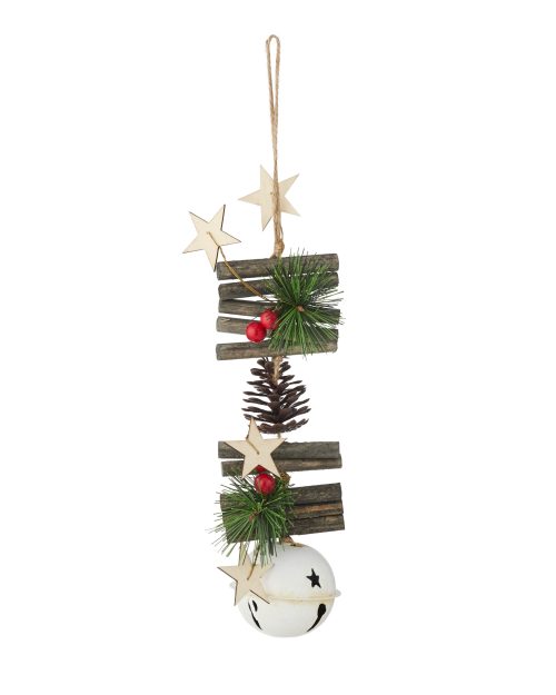 Xmas Bliss Bell Garland Metal 30cm